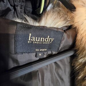 Laundry by Shelli Segal Fur-Trimmed Jacket